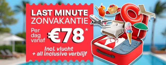 Zonnige last minutes voor minder!